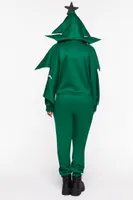 Women's Christmas Tree Jumpsuit in Green Medium