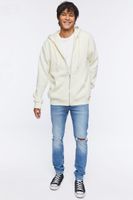 Men Fleece Zip-Up Hoodie