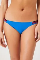 Women's Chevron-Trim Bikini Bottoms