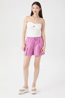 Women's Cargo Bermuda Shorts in Jacaranda Medium