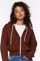 Women's Basic Fleece Zip-Up Hoodie