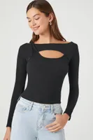 Women's Reworked Combo Top in Black Small