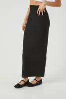 Women's Zip-Slit Maxi Skirt
