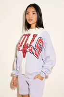 Women's Fleece Chicago Bulls Pullover Heather