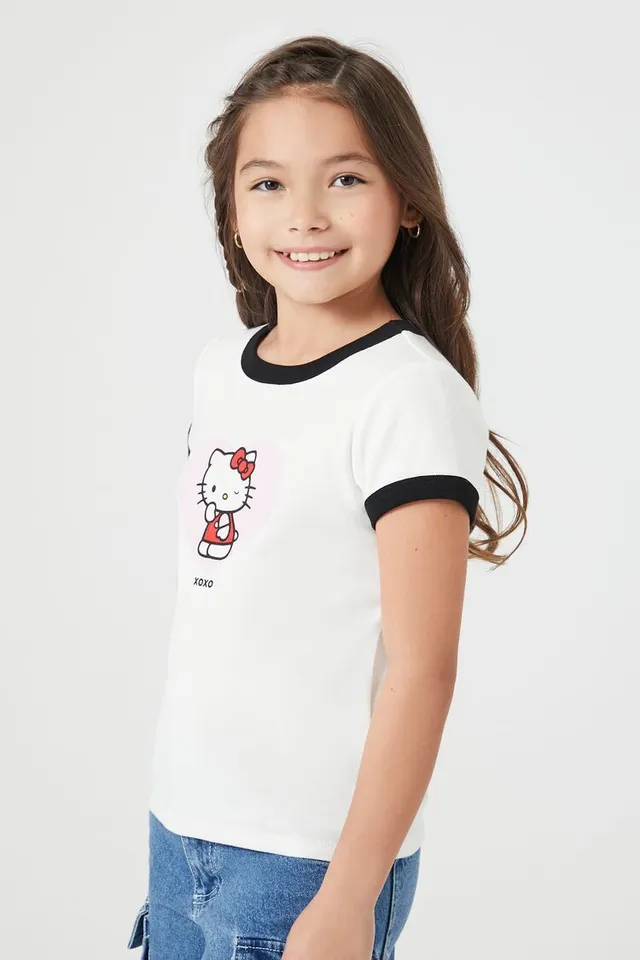 Hello Kitty Square Friends White T-Shirt