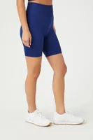 Women's Active Seamless Biker Shorts in Dark Navy Medium