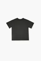 Kids EST84 Graphic T-Shirt (Girls + Boys) in Black, 11/12