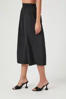 Women's A-Line Nylon Midi Skirt