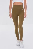 Women's Active Seamless High-Rise Leggings in Olive Large