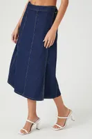 Women's Denim Midi Skirt Medium