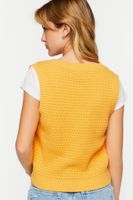 Women's Sweater-Knit V-Neck Vest