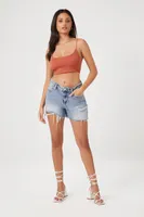 Women's Ponte Knit Cropped Cami