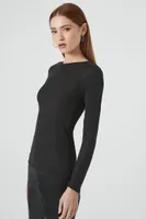 Women's Fitted Long-Sleeve Top