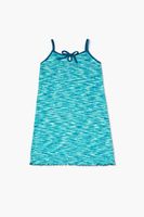 Girls Lettuce-Edge Cami Dress (Kids) in Green, 13/14