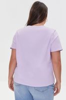 Women's Organically Grown Cotton T-Shirt in Purple, 0X