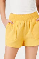 Women's Textured Pull-On Shorts Medium