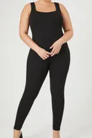 Women's Ribbed Knit Tank Jumpsuit