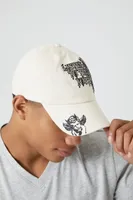 Men Listen To The Youth Baseball Cap in Cream/Black