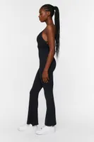 Women's Active Flare-Leg Cami Jumpsuit in Black Small