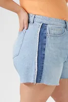 Women's Recycled Cotton Denim Shorts in Light Denim, 16