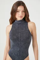 Women's Seamless Mock Neck Bodysuit