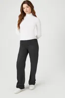 Women's High-Rise Wide-Leg Cargo Pants Medium