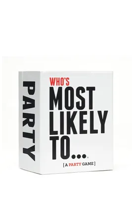 Whos Most Likely To - A Party Game in White