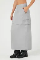 Women's Toggle Cargo Maxi Skirt