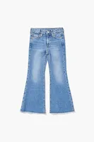 Girls Recycled Cotton Jeans (Kids) in Medium Denim, 5/6