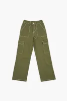 Girls Twill Cargo Pants (Kids)