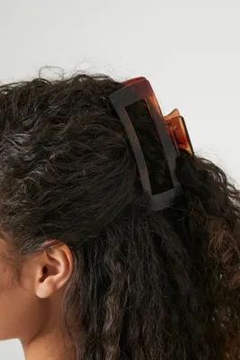 Cutout Claw Hair Clip in Brown