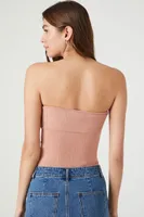 Women's Ribbed Knit Tube Top