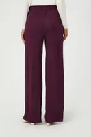 Women's Metallic Wide-Leg Pants