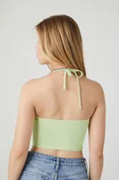 Women's Cropped Halter Top Medium