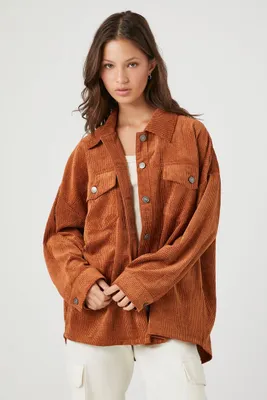 Women's Corduroy Drop-Shoulder Shacket