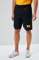 Men Sun Patch Graphic Cargo Shorts