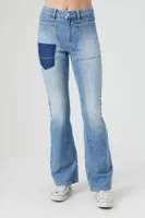 Women's Seamed Mid-Rise Bootcut Jeans Light Denim,