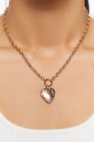 Women's Heart Pendant Necklace in Gold