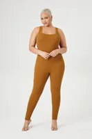 Women's Ribbed Knit Tank Jumpsuit