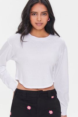 Women's Cropped Crew Top Small