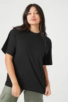 Women's Jersey Knit Crew T-Shirt in Black Small