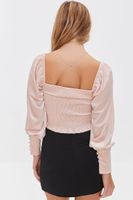 Women's Smocked Crop Top Blush