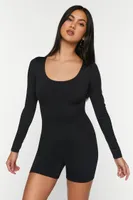 Women's Contour Scoop-Neck Romper