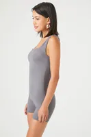 Women's Square-Neck Tank Romper