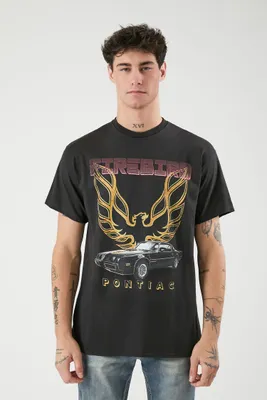 Men Firebird Pontiac Graphic Tee in Black, XL