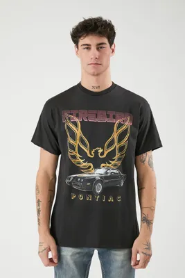 Men Firebird Pontiac Graphic Tee Black