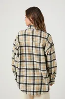 Women's Plaid Button-Front Shacket