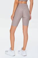 Women's Active Honeycomb Biker Shorts Taupe