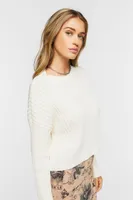 Women's Ribbed Drop-Sleeve Sweater