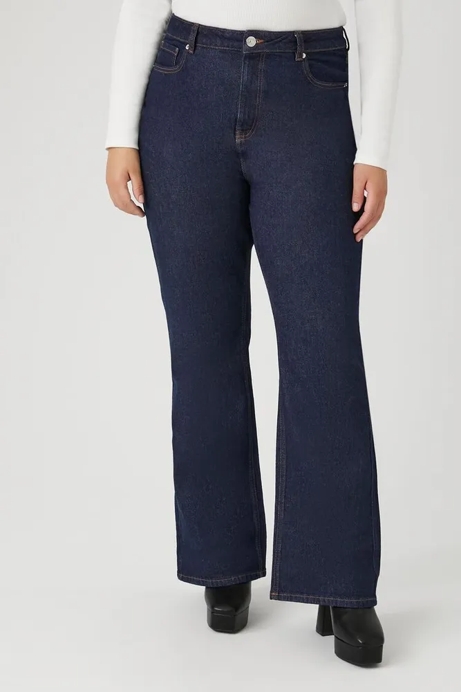 High Rise Bootcut Jeans, Denim